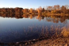 The lake in autumn