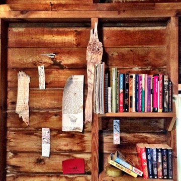 Each cabin is stocked with select books and games